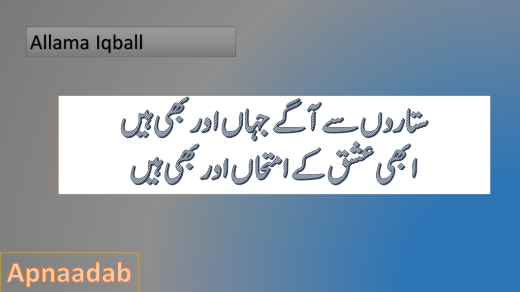 mirza ghalib and allama iqbal shayari in urdu