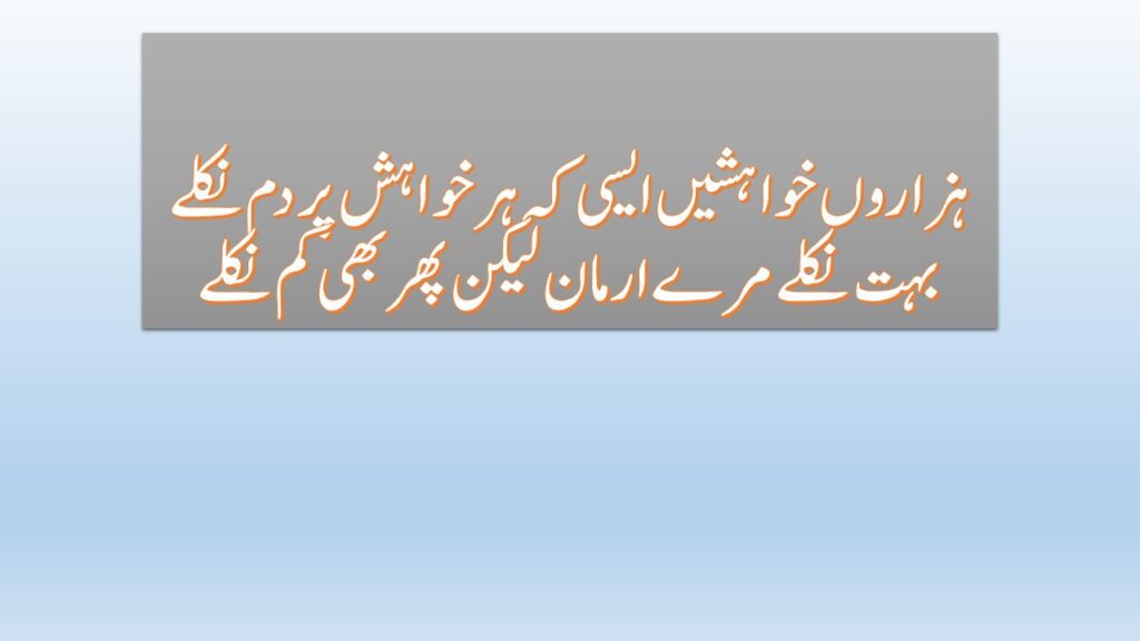 
Hazaron Khwahishen Aisi – Most Famous Sher of Mirza Ghalib with Meaning