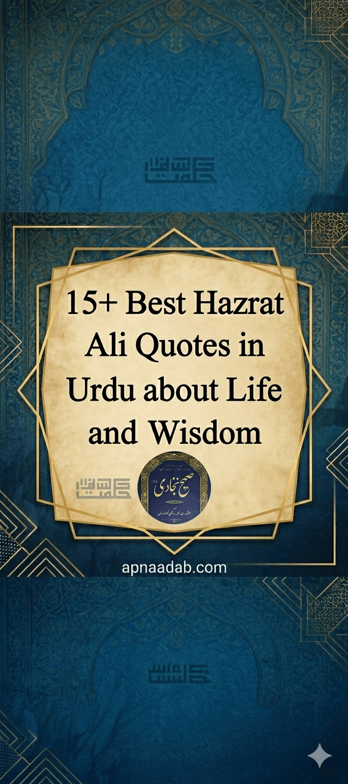 15+ Best Hazrat Ali Quotes in Urdu about Life and Wisdom (2026)