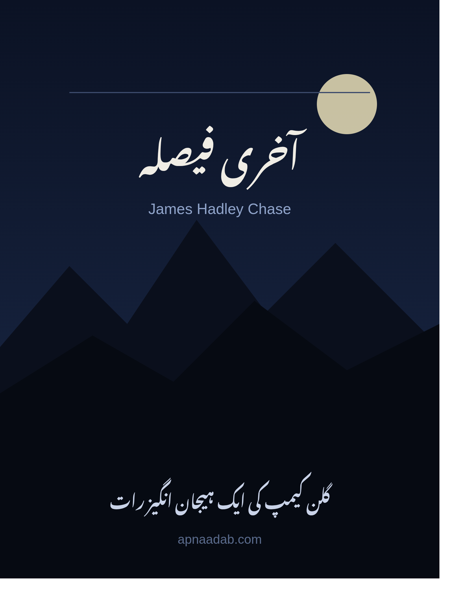 آخری فیصلہ — جیمز ہیڈلی چیز کے مشہور جاسوسی ناول کا اردو ترجمہ Download link