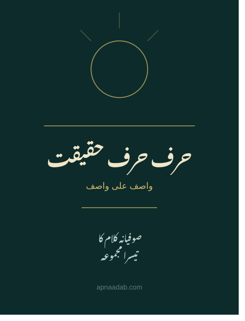 Harf Harf Haqeeqat Wasif Ali Wasif book poster