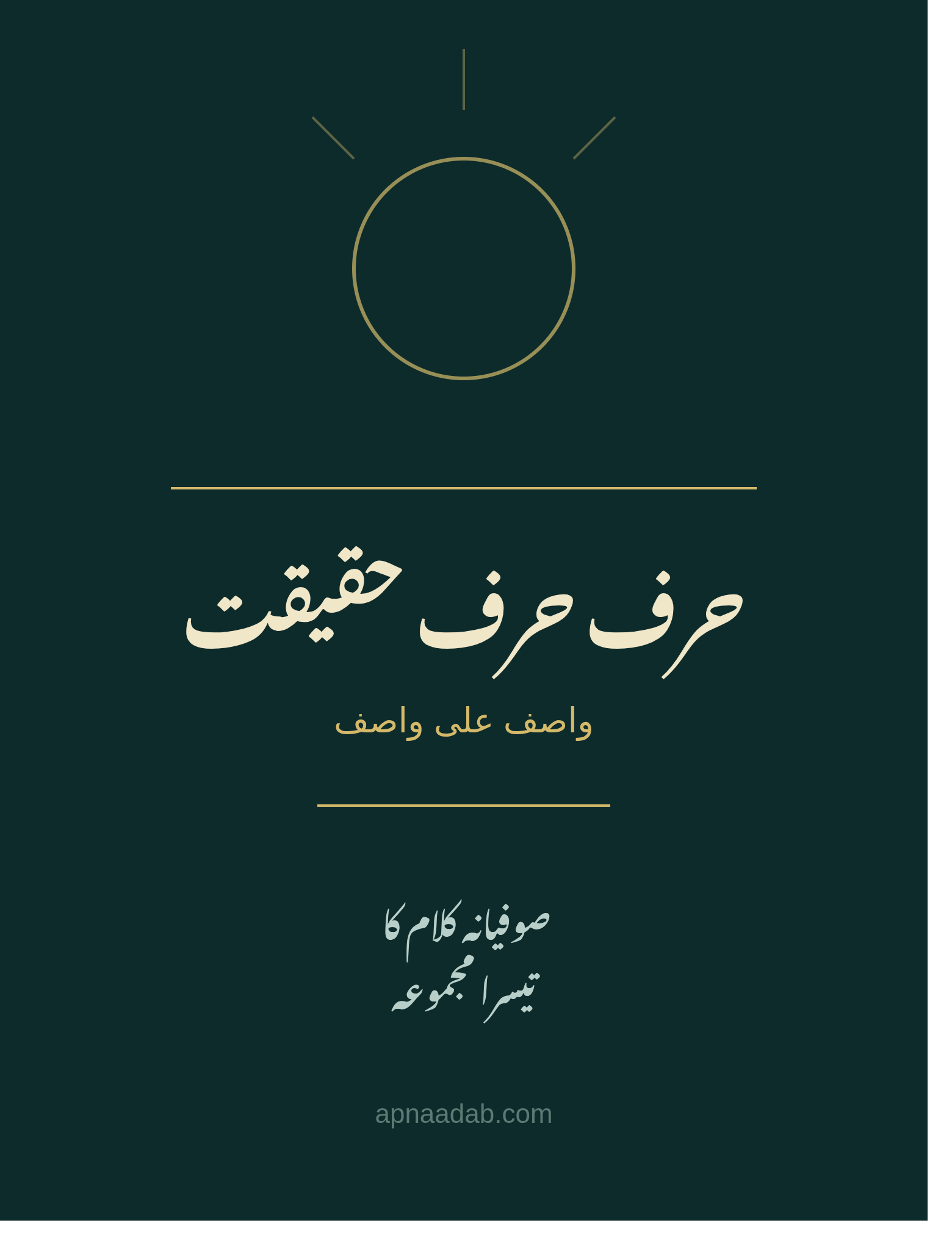 حرف حرف حقیقت — واصف علی واصف کے صوفیانہ کلام کا تیسرا مجموعہ
